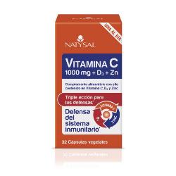 ***NA-VITAMINA C TRIPLE ACCION 1000 Mg.+D3+ZN 32 Caps.