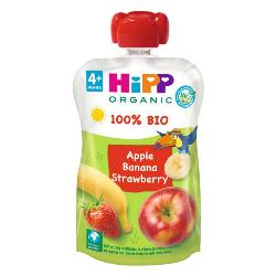 HIPP - BOLSITA MANZANA-PLATANO-FRESA 100 Grs.