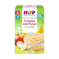 HIPP - PAPILLA CEREALES CON FRUTAS BIO 250 Grs.