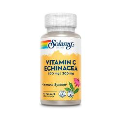 SOLARAY-VITAMINA C 500 Mg. & ECHINACEA 300 Mg. 60 VegCap.