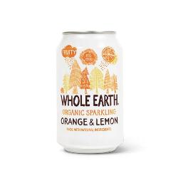 WHOLE EARTH-REFRESCO DE NARANJA-LIMON BIO 330 Ml.