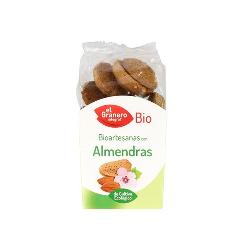 GALLETAS ARTESANAS CON ALMENDRAS BIO 220 Grs.