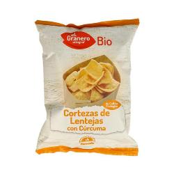 CORTEZAS DE LENTEJAS CON CURCUMA BIO 65 Grs.