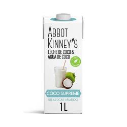 ABBOT KINNEY´S-BEBIDA VEGETAL COCO SUPREME BIO 1 L.