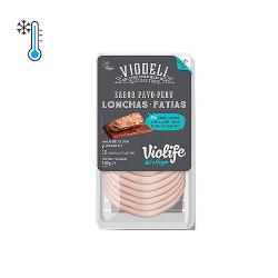 VIOLIFE-FRESCO - LONCHAS VEGANAS SABOR PAVO 100 Grs. - VIODELI