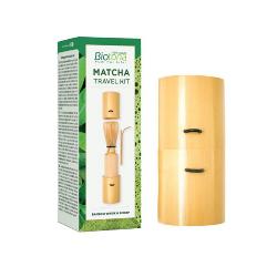 BIOTONA - KIT VIAJE BATIDOR BAMBU PARA TE MATCHA