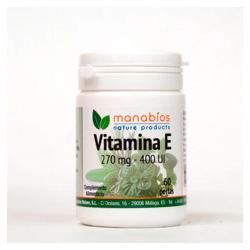 MANABIOS - VITAMINA E 410 Mg. 400UI 60 Perlas