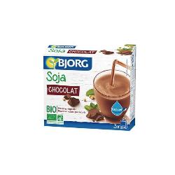 BJORG - BEBIDA MINI DE SOJA CON CHOCOLATE Y CALCIO BIO PACK 3X25 CL