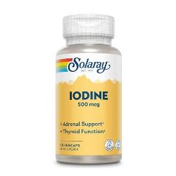SOLARAY-IODINE YODO 500 Mcg. 30 Veg. Caps.
