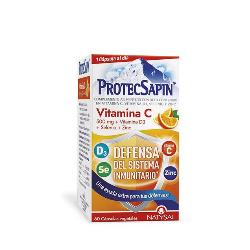  PROTECSAPIN VITAMINA C 500 Mg.+D3+SE+ZN 60 Caps.
