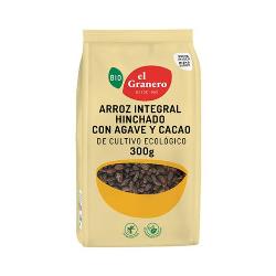 ARROZ INTEGRAL HINCHADO CON AGAVE Y CACAO BIO 300 Grs.