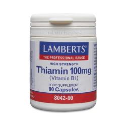 LAMBERT - TIAMINA 100 Mg. (VITAMINA B1) 90 Caps.