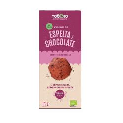 TOOBIO - COOKIES VEGANAS ESPELTA CHOCO 170 Grs.