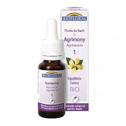 BIOFLORAL-BACH 01 AGRIMONY - AGRIMONIA BIO 20 Ml.