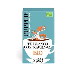 CUPPER-INFUSION TE BLANCO Y NARANJA 20 BOLSAS BIO