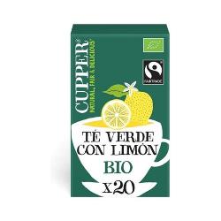 CUPPER-INFUSION TE VERDE Y LIMON 20 BOLSAS BIO