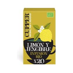 CUPPER-INFUSION LIMON Y JENGIBRE 20 BOLSAS BIO