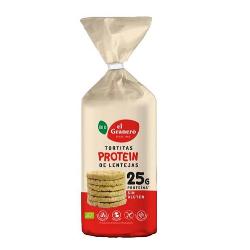 TORTITAS PROTEIN LENTEJA SIN GLUTEN BIO 120 Grs.