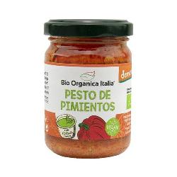 BIOORGANIC-PESTO PIMIENTOS VEGANO BIO 140 Grs. - ORGANICA ITALIA