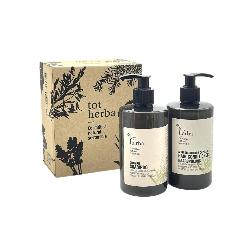 TOT HERBA - CAJA REGALO RUTINA CAPILAR SALVIA (CHAMPU+ACONDICIONADOR) 300 Ml