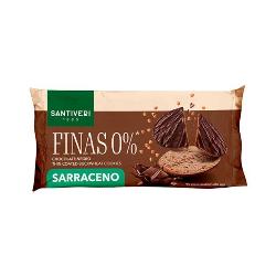 GALLETA FINA SARRACENO BAÑADA CHOCOLATE NEGRO 90 Grs.