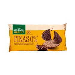 GALLETA FINA S/G 0% BAÑADA CHOCOLATE NEGRO 88 Grs.