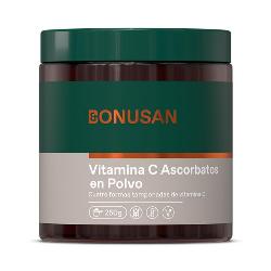 BONUSAN- VITAMINA C POLVO DE ASCORBATOS 250 Grs