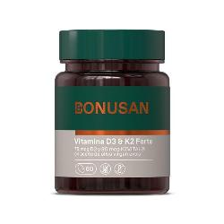 BONUSAN- VITAMINA  D3 & K2 FORTE 60 perlas