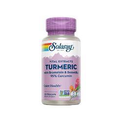 SOLARAY-TURMERIC (BROMELAIN&BOSWELLIA) - 60 VCaps.