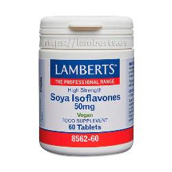 LAMBERT - ISOFLAVONAS DE SOJA 50 Mg. 60 Tabs.