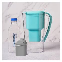 ALKANATUR-JARRA AGUA DROPS ZEOLITA+BOTELLA+INDICADOR PH+TIRAS REACTIVAS - AZUL