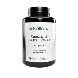 BALLANZ - OMEGA 3 35% EPA 25% DHA - 200 Perlas