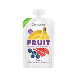 PURE DE FRUTA 100% - PLATANO-FRESA-MANGO 100gr