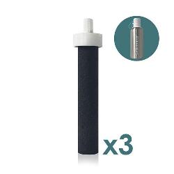 ALKANATUR-PACK 3 RECAMBIOS FILTRO BOTELLA FILTRADORA METALICA