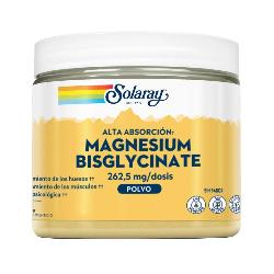 SOLARAY-POLVO MAGNESIO BIGLYCINATE 179 GRS (68 DOSIS)