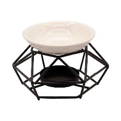  QUEMADOR NORDIC BLANCO CERAMICA 10.5X10.5x10cm