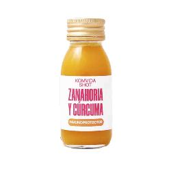 KOMVIDA-FRESCO KOMBUCHA SHOT ZANAHORIA Y CURCUMA 60 Ml.