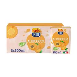 ISOLA-ZUMO ALBARICOQUE BIO PACK 3X200 ML