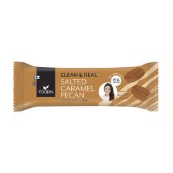 FOODIN- BARRITA PROT. NUECES PECANAS CARAMELO SAL 55 Grs.