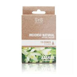  INCIENSO NATURAL 15 CONOS AZAHAR