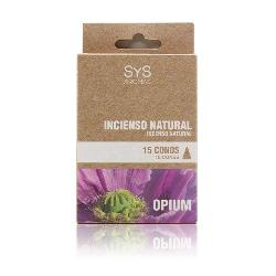  INCIENSO NATURAL 15 CONOS OPIUM