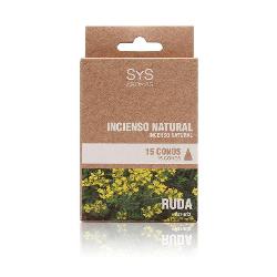  INCIENSO NATURAL 15 CONOS RUDA