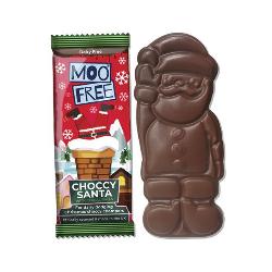 MOO FREE-PAPA NOEL CHOCOLATE S/G BARRITA 30 Grs.