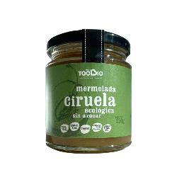 TOOBIO - MERMELADA EXTRA DE CIRUELA SIN AZUCAR 250 Grs. BIO