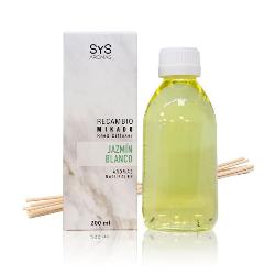  RECAMBIO MIKADO 200 ML + PALOS JAZMIN BLANCO