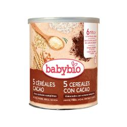 BABYBIO-PAPILLA CEREALES CACAO