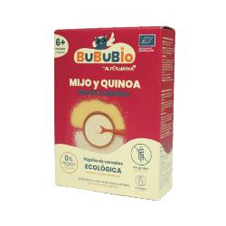 ALTERNATIVA-BUBUBIO PAPILLA DE MIJO Y QUINOA BIO S/G 200 Grs. 6 MESES+