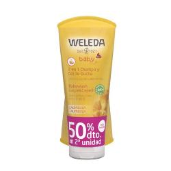 PACK CHAMPU & GEL CALENDULA BEBE 200 Ml. 2ª UNIDAD 50%