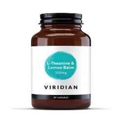 VIRIDIAN- L-TEANINA Y MELISA 30 Veg. Caps.