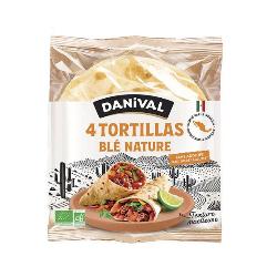 DANIVAL-TORTILLA DE TRIGO BIO 4 UNDS 300 Grs